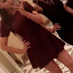 BCBGMaxAzria plum mini dress